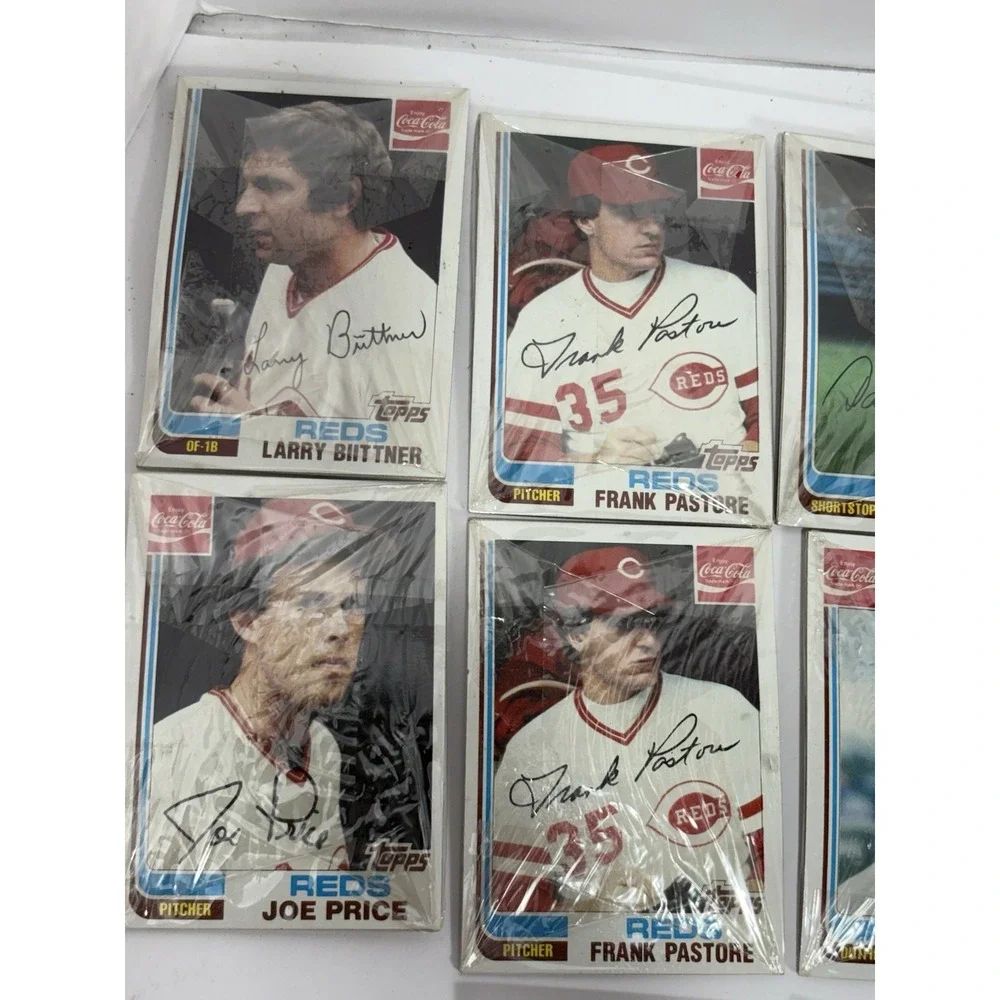 1982‎ TOPPS COKE COCA-COLA Lot Of 10 Cards CINCINNATI REDS Players Lot #1 - Picture 4 of 8